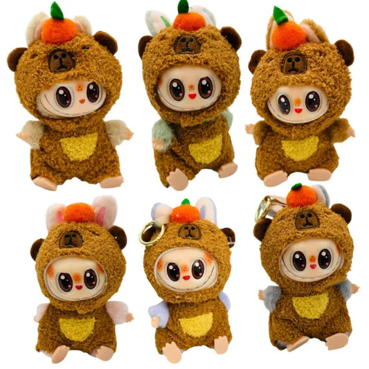 Labubu Plus 18cm in Costum Capybara